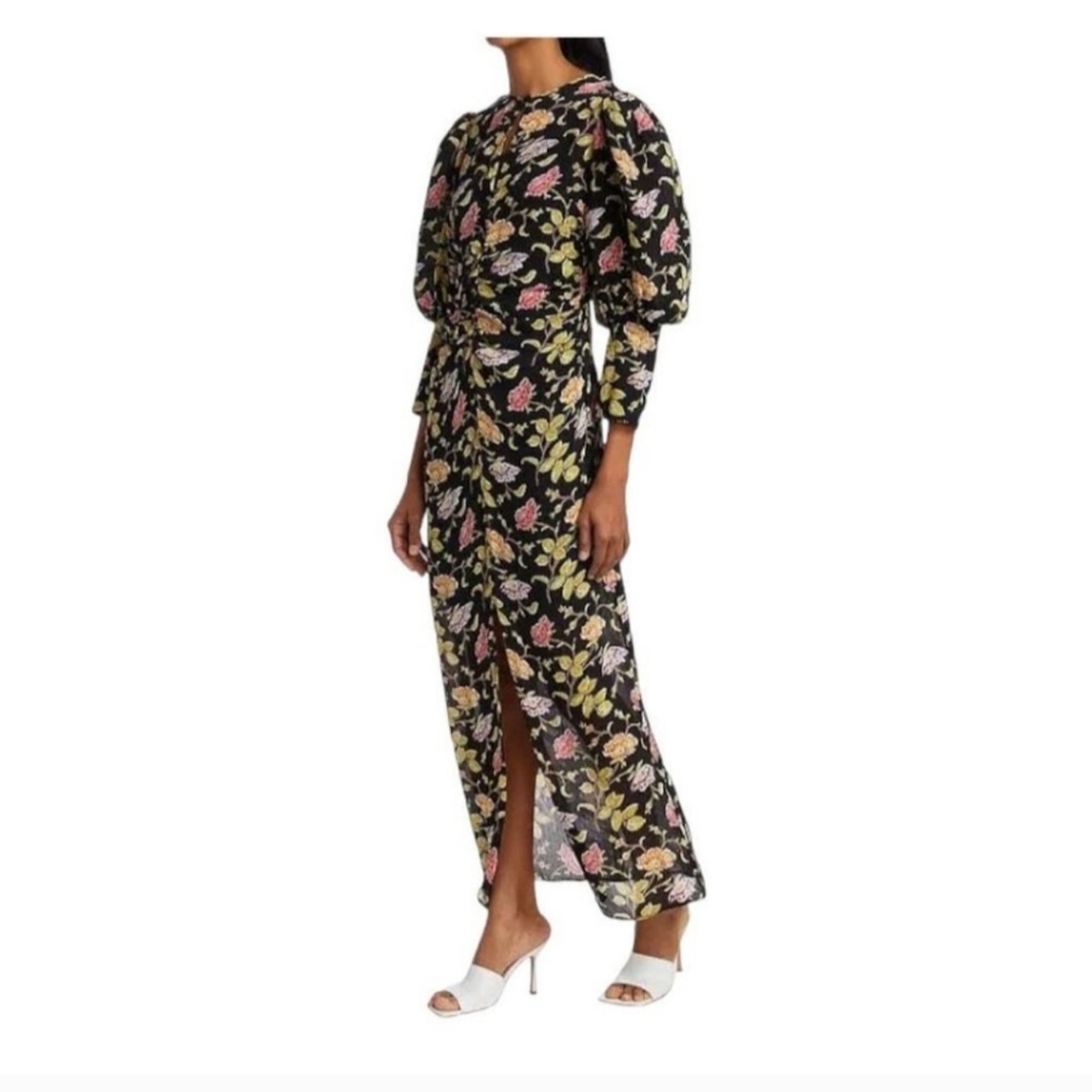 TIMO NIGHT GARDEN FLORAL DRESS